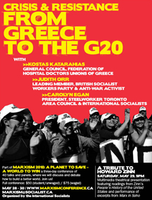Marxism 2010 G20 poster